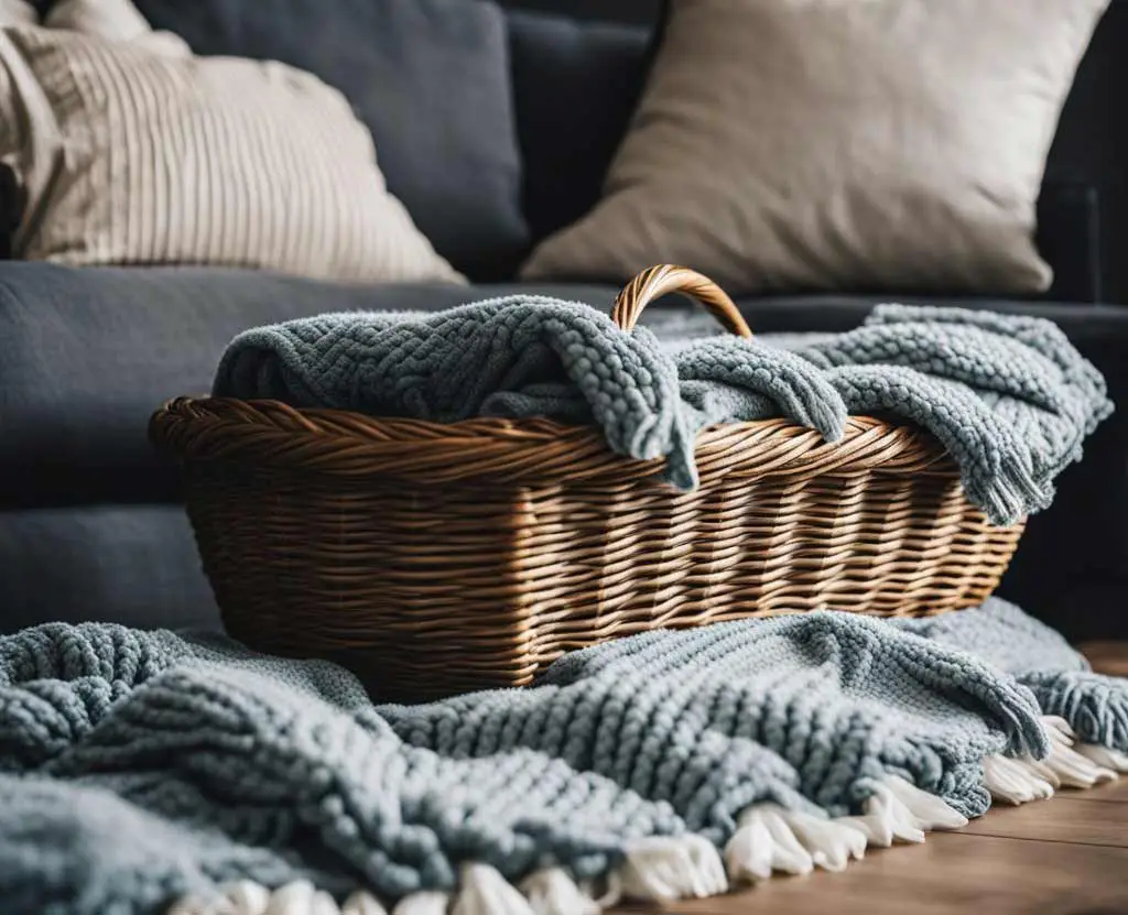 cosy blanket basket