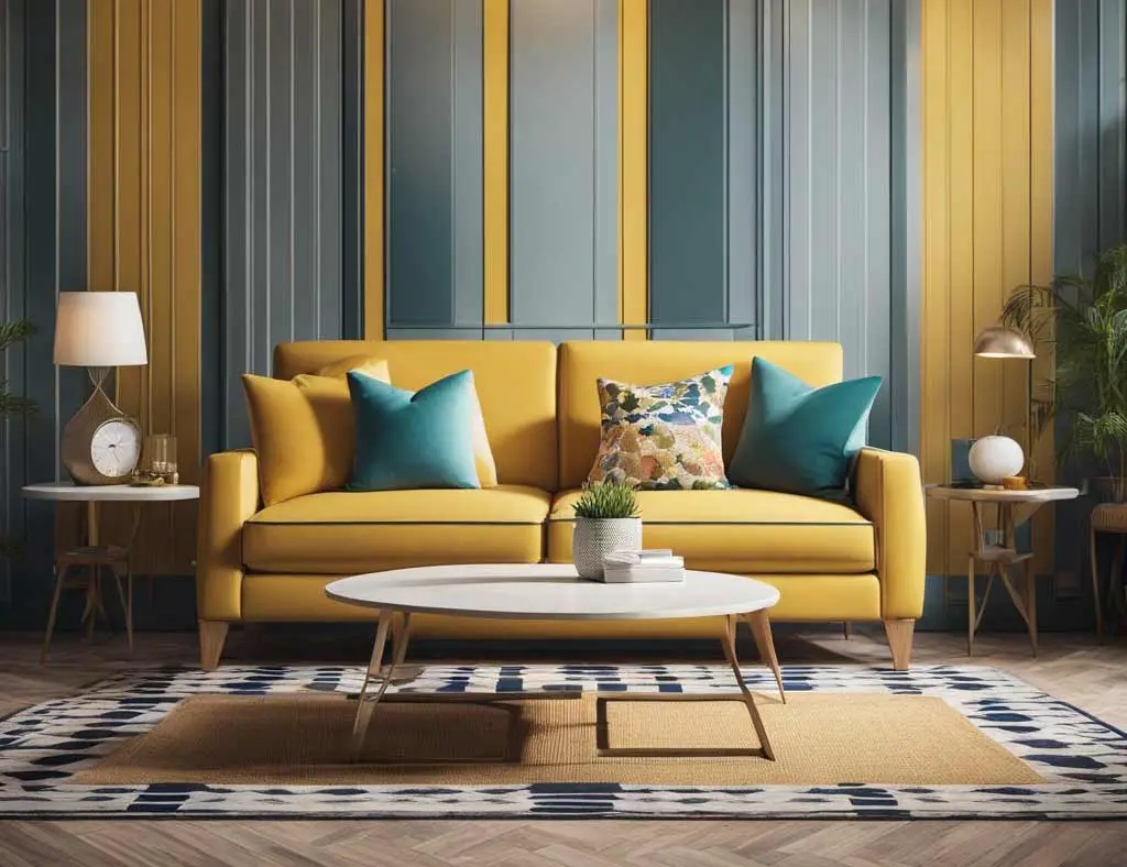 the role of colour and pattern in a living room
